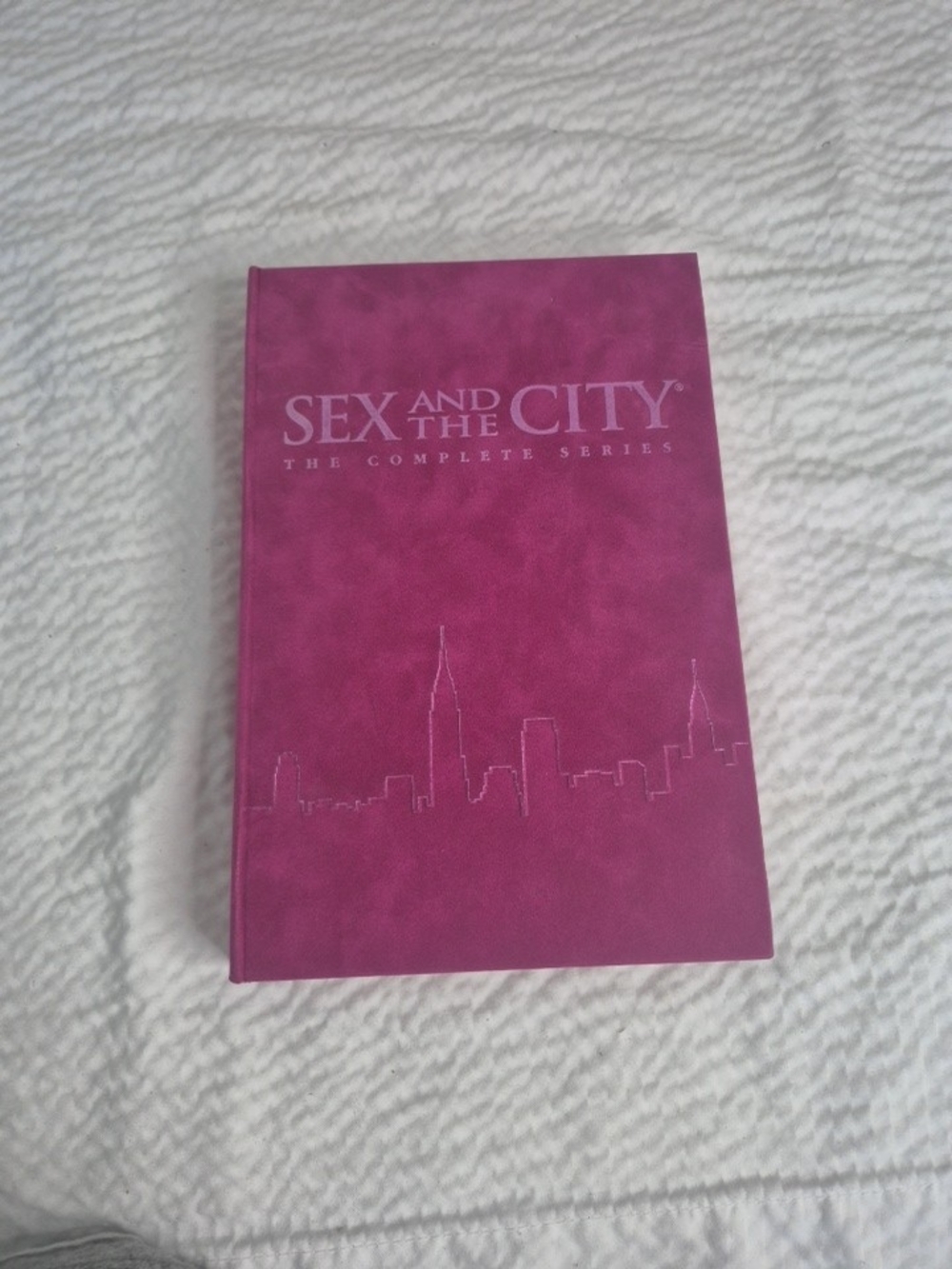 Sex and the City: The Complete Series DVD Pink Velvet Collector's Gift Set Box